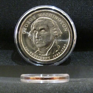 2007 Washington Uncirculated Smooth Edge Dollar NO EDGE LETTERING - Picture 1 of 14