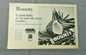 PUB PUBLICITE ANCIENNE ADVERT CLIPPING 300419/ BONBON BARRE BOUNTY LE GOUT FRAIS - Imagen 1 de 1