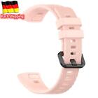 Silicone Bracelet with Buckle for Huawei Band 4 Pro TER-B29S (Light Pink)