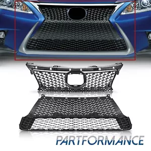 Juego de parrilla inferior superior delantera negro brillante para Lexus CT200H 2014-2017 LX1036122 - Imagen 1 de 12