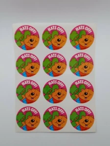 Vintage Trend Scratch And Sniff Sticker Sheet/ Hats Off - Picture 1 of 2