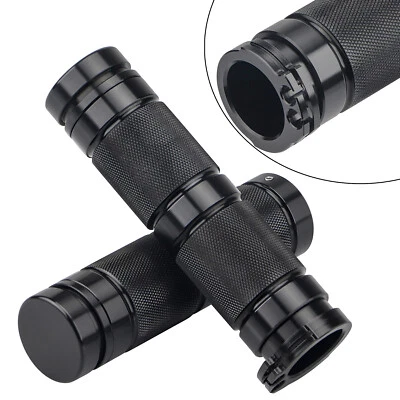 1" Handlebar Hand Grips For Harley Touring Electra Road King Glide V-Rod Softail - Image 1 of 4