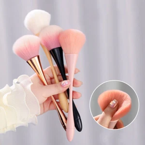 Large Soft Beauty Powder Big Blush Brush Foundation Make Up Tool Cosmetics UK - Picture 1 of 21
