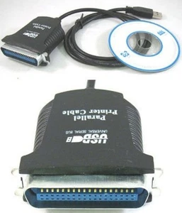 Cable de impresora CHN USB-PAR-36 USB a 36 pines paralelo IEEE 1284 36" NUEVO - Imagen 1 de 1