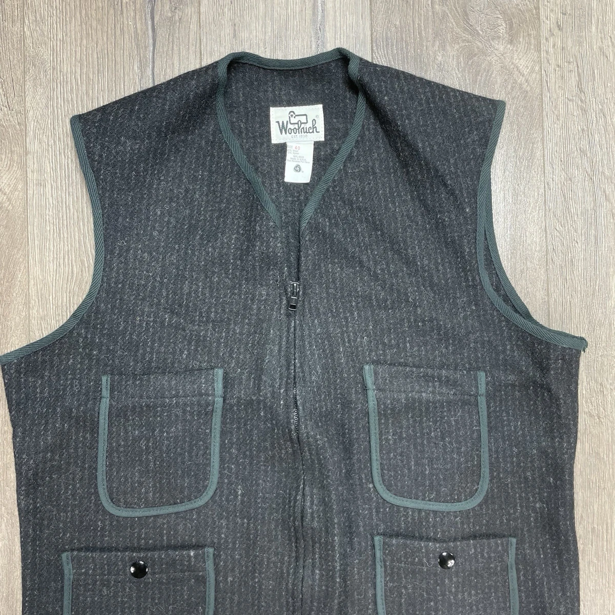 トップス special! 50s Woolrich Wool Vest Vintage Woolrich Wool Vest SZ XL – The Barn Owl Vintage Goods