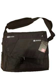 OGIO Messenger Laptoptasche Dimensional Insight Logo auf Tasche schwarz Nylon neu Etikett - Bild 1 von 10