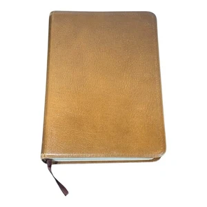 NIV Bible New International Version 1978 Genuine Cow Hide Leather Zondervan 70s - Picture 1 of 15
