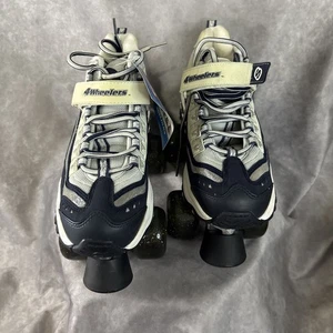 4 Wheelers By sketchers Mens 8 Freerider Navy Gray Off White - Picture 1 of 10