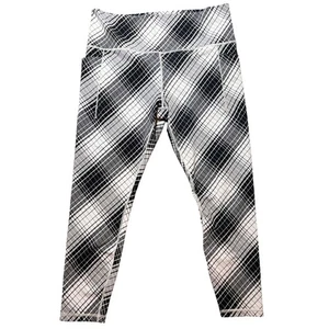 Leggings Athleta Salutation Stash Bolsillo Texturizado Estampado a Cuadros XL Extra Grandes - Imagen 1 de 8