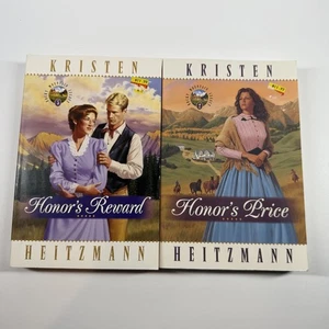 LOT 2 Kristen Heitzmann Books Honor's Reward, Price Historical Romance Love - Imagen 1 de 7