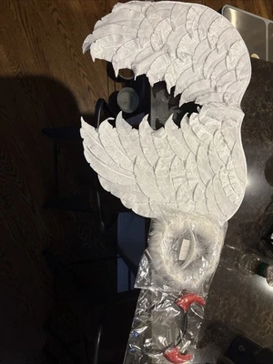 Angel Wings, Angel Halo headband And Devil Horns Headband NWOT Costume Cosplay - Image 1 of 4