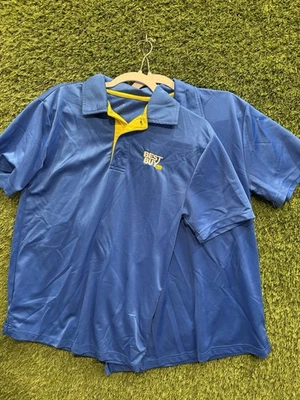 Best Buy Uniforme de Empleado Polo Paquete Talla Pequeña Azul Amarillo Logo Lote 2  Foto 1 de 4
