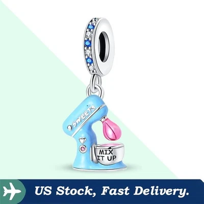 KUNSIR 925 Sterling Silver Charm For Bracelet Sweetheart Blender Charm Pendant - Image 1 of 4