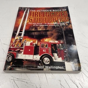 ORIGINAL VINTAGE RETRO Illustrated Fire Engines And Firefighting Neil Wallington - Bild 1 von 6