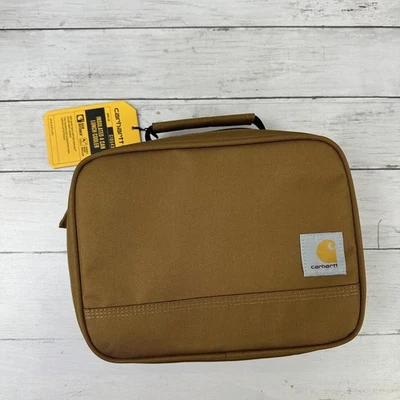 Carhartt CI0286 унисекс коричневый полностью изолированный 4 банки водоотталкивающий кулер для обеда - Изображение 1 из 4