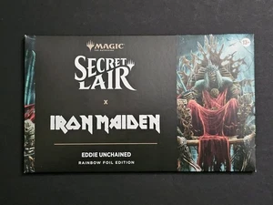 MTG Secret Lair: Iron Maiden: Eddie Unchained (Rainbow Foil Edition) (Sealed) - Picture 1 of 8
