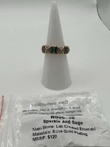 Bomb Party May Collection  2025 SZ 7 RG86756 SPRAKLE AND SAGE rose gold plated - Picture 1 of 4