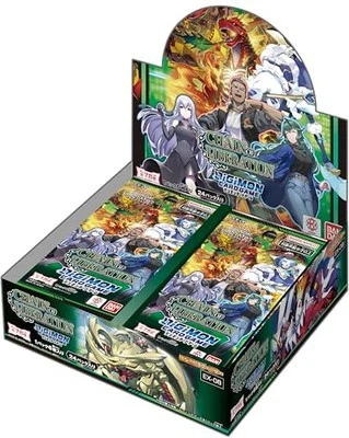 BANDAI Digimon Card Chain of Liberation EX-08 Extra Booster Pack Box TCG JAPAN - Image 1 of 2