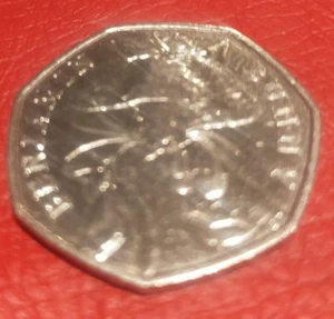 Benjamin The Tale of Peter Rabbit Beatrix Potter 50p Coin 2017 - Picture 1 of 2