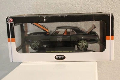 M2 MACHINES FOOSE 1969 CHEVROLET CAMARO RS R52 1:24 Scale Black Rims Chase HTF - Image 1 of 4