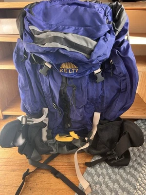 Kelty Coyote 4750 Backpack 78L Internal Frame Hiking Expedition Pack Blue CLEAN - Image 1 of 4