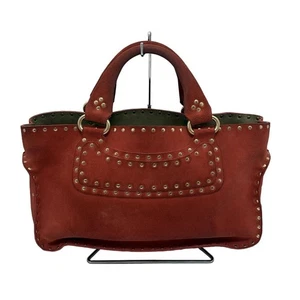 Auténtico bolso de mano CELINE bolso boogie gamuza rojo - Imagen 1 de 24