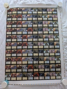 MTG LORD OF THE RINGS: TALES OF MIDDLE EARTH MYTHIC UNCUT SHEET - Picture 1 of 20