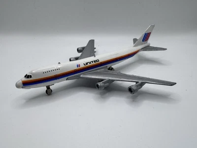 De colección United Airlines Die-Cast Boeing 747 Metal Diecast ERTL Foto 1 de 4