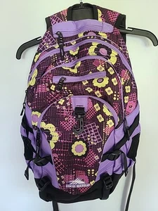 High Sierra Backpack Purple Multi Color Multi Pockets - Picture 1 of 3