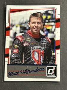 2017 Donruss Racing Blue Foil Matt DiBenedetto #'d 104/299