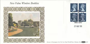 (100711) Folleto ventana Benham D80 56p 14p FDC Windsor 1988 - Imagen 1 de 1