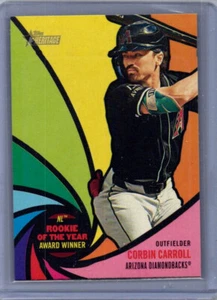 2024 Topps Heritage High Number Corbin Carroll Rookie of the Year #AW-6 Arizona - Bild 1 von 2