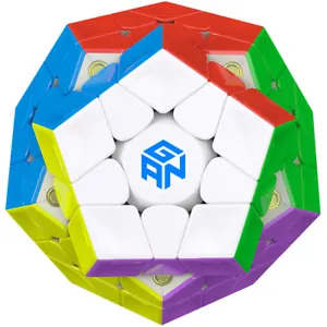 GAN Megaminx M Speed Cube Pentagonal Magnetic 3×3 Gans Stickerless Puzzle Toy - Picture 1 of 9