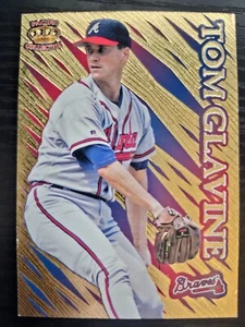 Pacific Prisms 1996 Tom Glavine Gold Parallel #P-1 Braves - Imagen 1 de 2