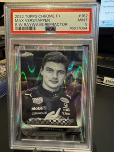 Max Verstappen 2022 Topps Chrome F1 Formule 1 réfracteur RayWave #162 - Photo 1 sur 2