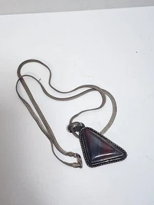 Tigers Iron 925 Silver Necklace Made In Italy - Picture 1 of 8