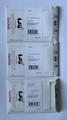 Set Of 3 - Made for Amazon Sandisk 400GB (2) & 32GB MicroSD UHS Memory Card - Image 1 of 4