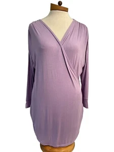 Premium Lock& Love Lavender PullOver Knit Top Blouse Womens Size XXL NWT - Picture 1 of 11