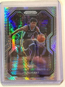 2020-21 PANINI PRIZM SILVER HYPER JA MORANT MEMPHIS GRIZZLIES BASKETBALL  - Picture 1 of 2