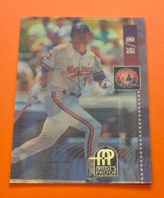 1995 Sportflix Larry Walker Artist's Proofs = Tough Pull Montreal Expos Legend - Image 1 of 2