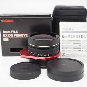 Sigma EX 8mm f/3.5 EX DG CIRCULAR FISHEYE Lens For Canon EF Mount Used - Picture 1 of 9