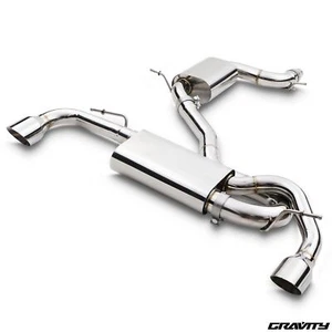 2.5" STAINLESS CATBACK EXHAUST SYSTEM FOR VW VOLKSWAGEN GOLF MK6 GTI 2.0 08-13 - Picture 1 of 12
