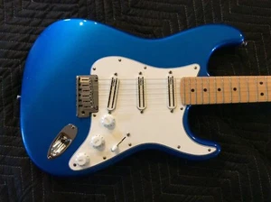 Fender American Standard Stratocaster Chrome Blue 2004 W/All Dimarzio Humbucker - Picture 1 of 11