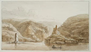 I. DUVIVIER (1758-1832), Binger Mäuseturm und Burg Ehrenfels, um 1800, Aquarell - Picture 1 of 4