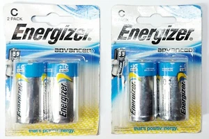 4x (2x Twin Packs) ENERGIZER Advanced Ultimate C Size LR14 Alkaline Batteries - Picture 1 of 3