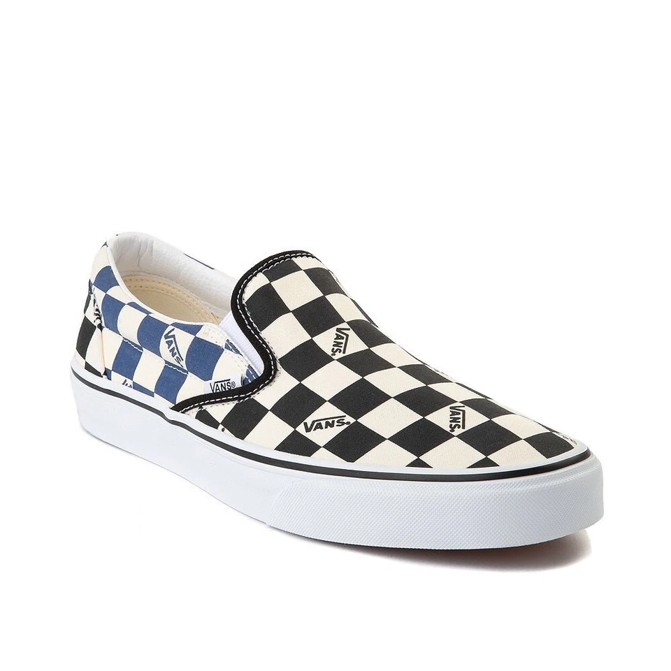 VANS Sneaker 'Classic Slip-On (Big Check) Black/Navy' - EU 36,5/UK 4 - Bild 1 von 1