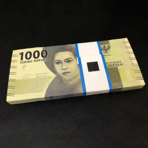 INDONESIA 1,000 1000 Rupiah X 100 PCS (2016) 2017 P-154 Bundle UNC - Picture 1 of 4