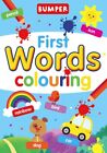 QUALITY A4 Kids Children Childrens FIRST WORDS Colouring Book Fun Activity Learn