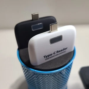 Multifunctional 4 in 1 Type-C Reader with Micro SD TF, SD, and Micro USB Ports. - Picture 1 of 14