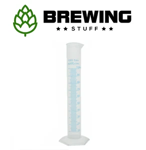 Plastic Measuring Cylinder 100ml - Brewing Beer Cider Wine Fermenting Hydrometer - Picture 1 of 2